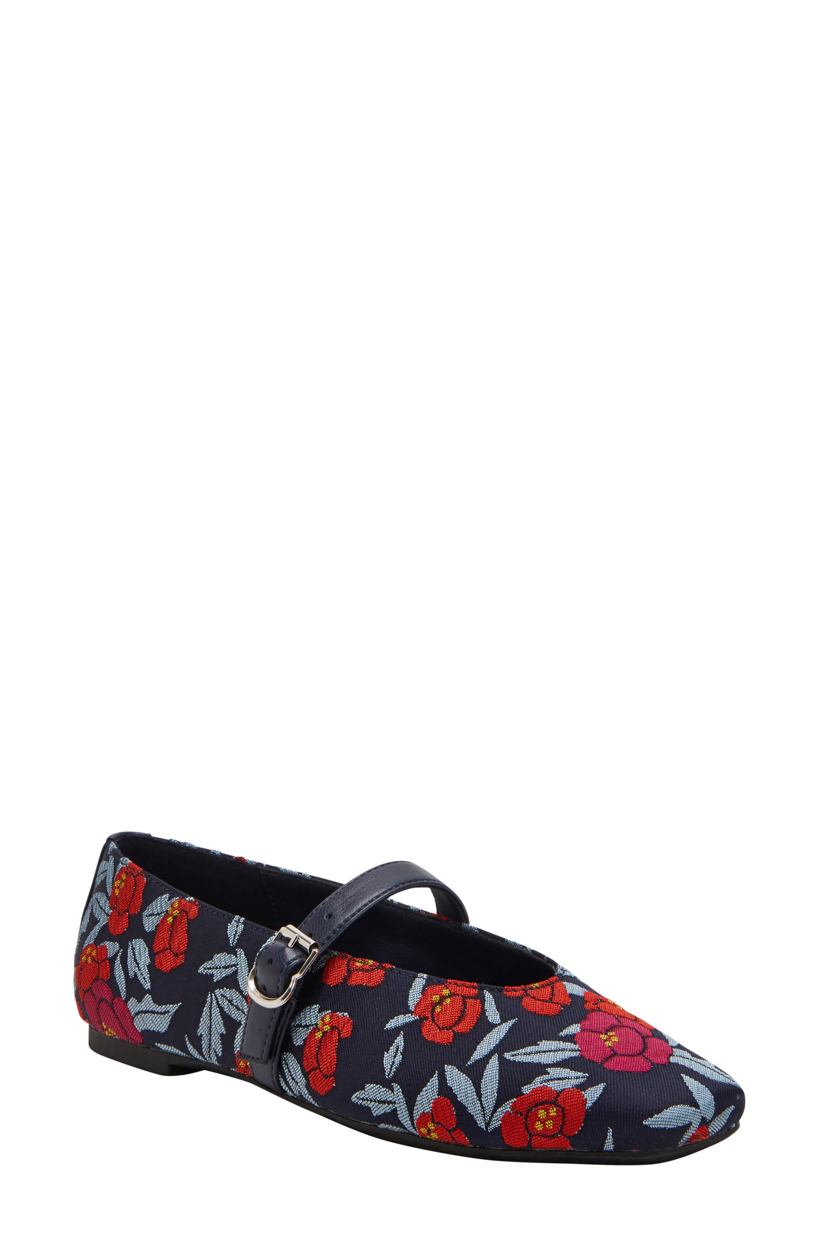 The Evie Woven Mary Jane, Main, color, BLUE MULTI