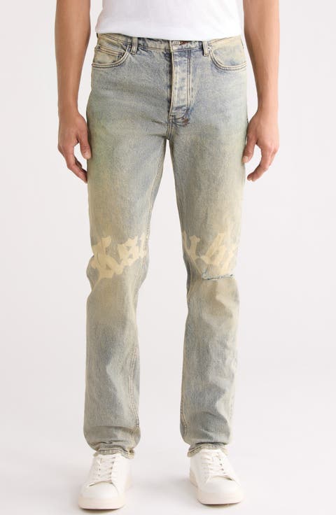 Chitch Sture Trashed Idols Slim Tapered Leg Jeans