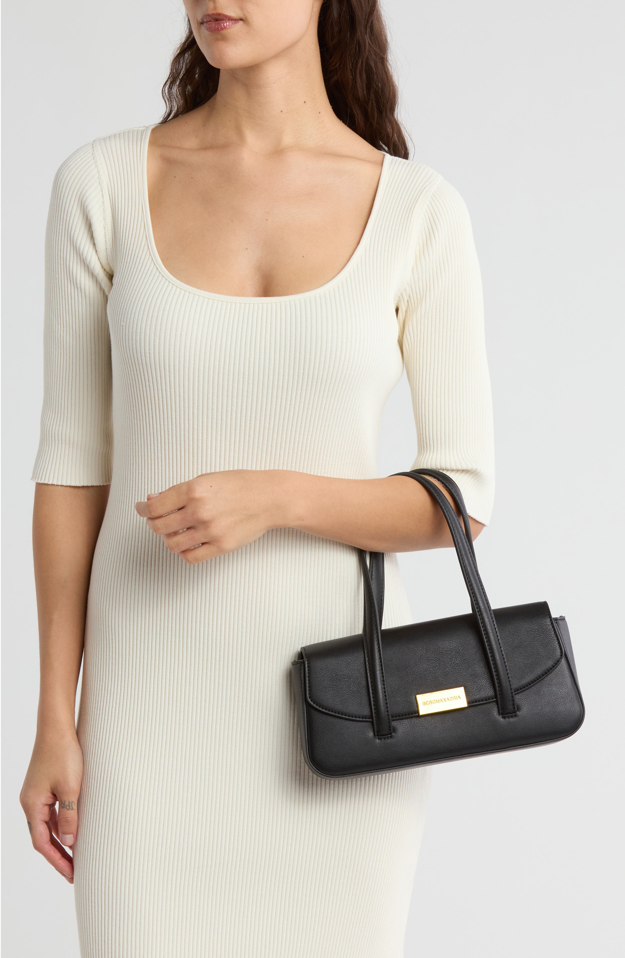 BCBG Top Handle Baguette, Alternate, color, 