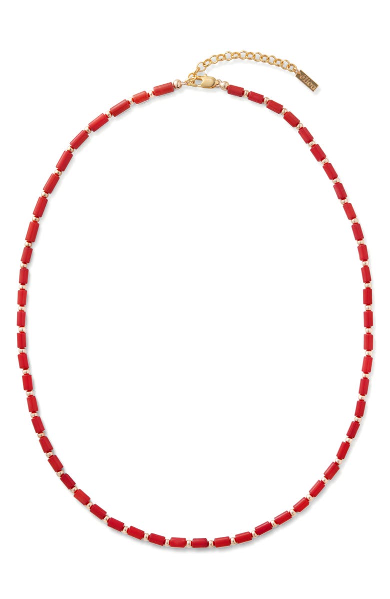 Éliou Louka Coral Beaded Necklace, Main, color, 