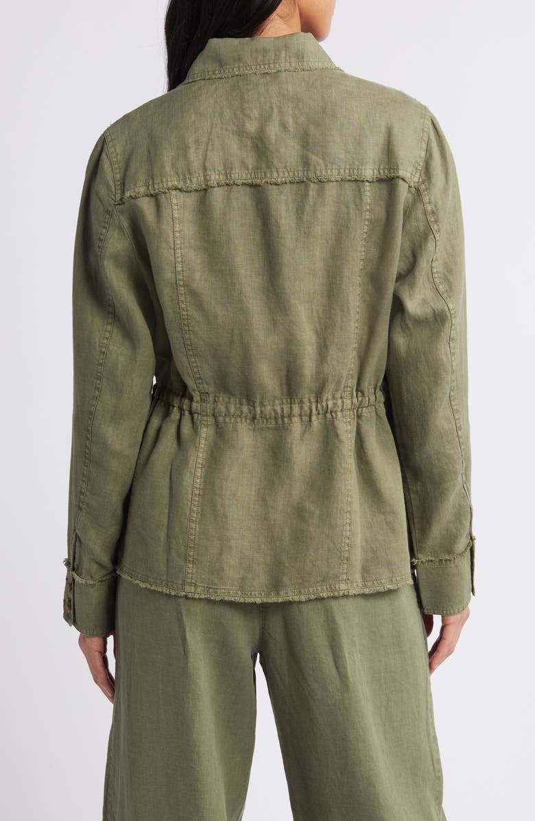 Tommy Bahama Two Palms Linen Utility Jacket, Alternate, color, Tea Leaf