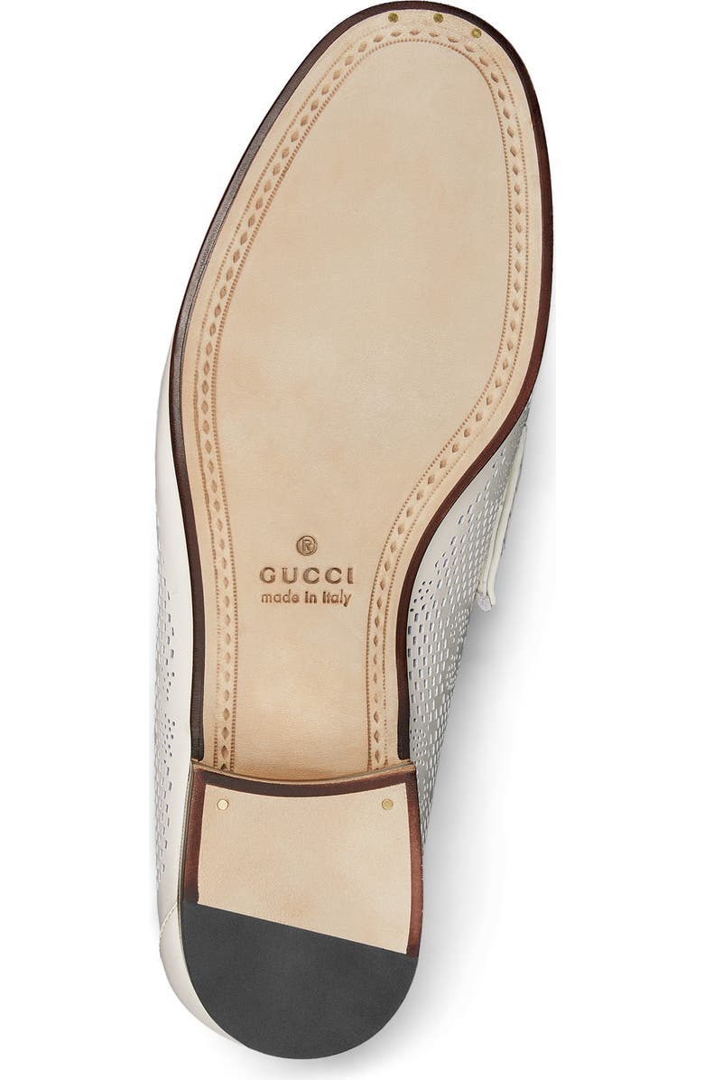 Gucci Horsebit 1953 Perforated Loafer, Alternate, color, Off White