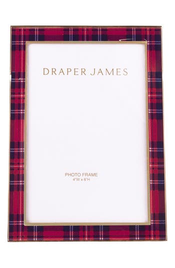 Draper James Angie Plaid 4" X 6" Photo Frame