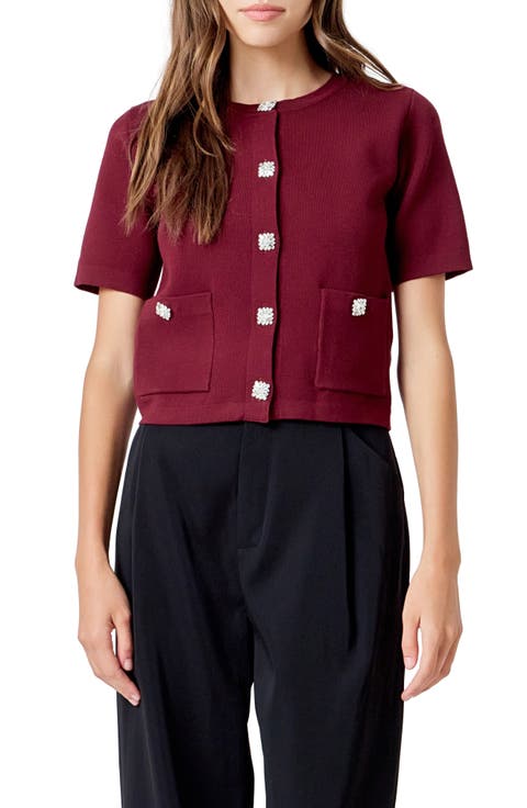 Short Sleeve Cardigan