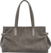 Reiss Elise Suede Tote