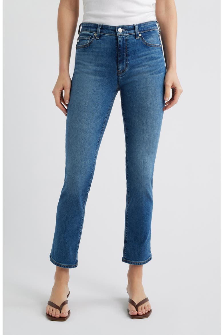 Mari Slim Straight Leg Jeans, Main, color, LAKE TAHOE