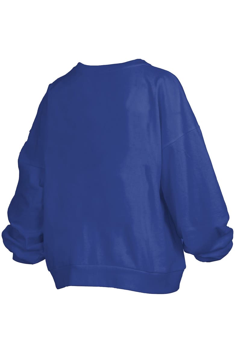 Women's Pressbox Royal Florida Gators 2025 NCAA Men's Basketball National Champions Barkley Janice Oversized Fleece Pullover Sweatshirt, Alternate, color, Royal