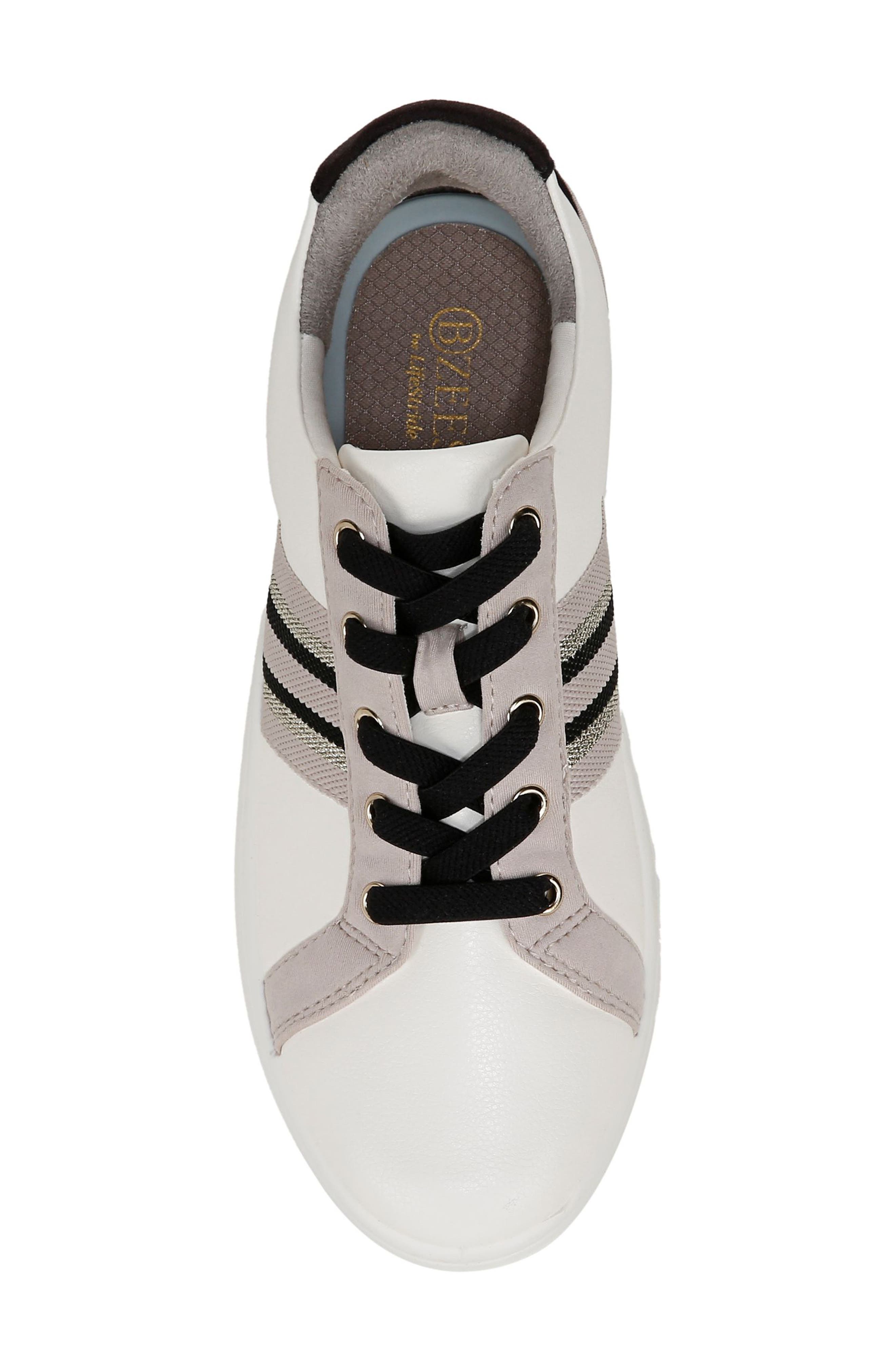 LifeStride Happy Friday Sneaker, Alternate, color, White/Black