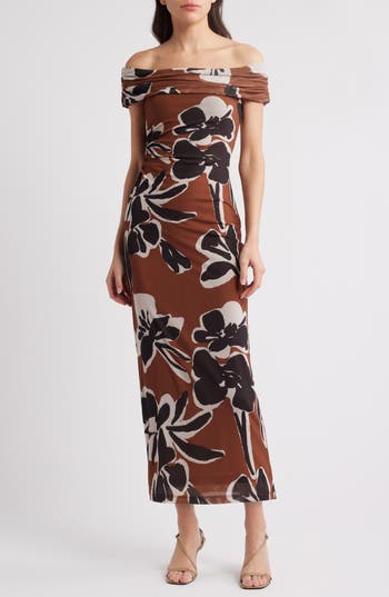 Cleobella Cordelia Off The Shoulder Maxi Dress