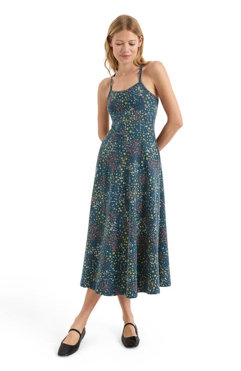 Fit & Flare Midi Dress Made With Organic Cotton