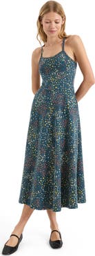 Pact Fit & Flare Midi Dress Made With Organic Cotton