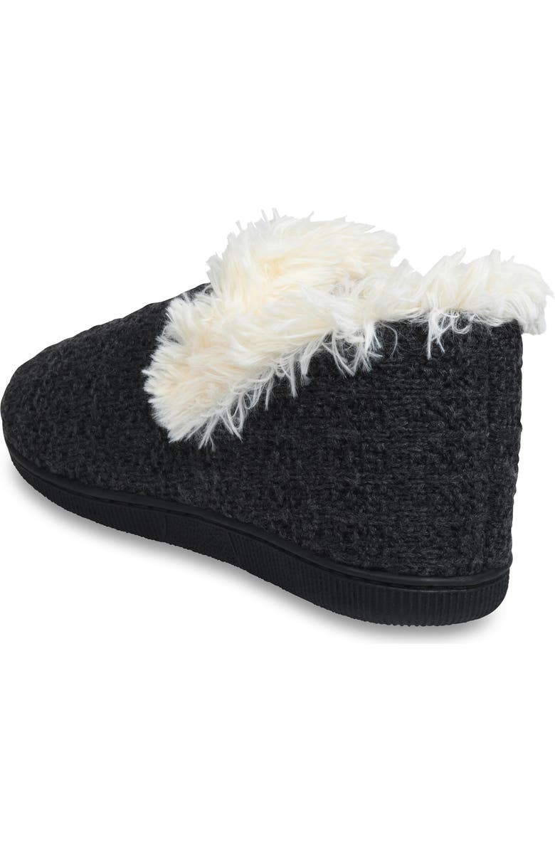 GAAHUU Knit & Faux Fur Slipper, Alternate, color,