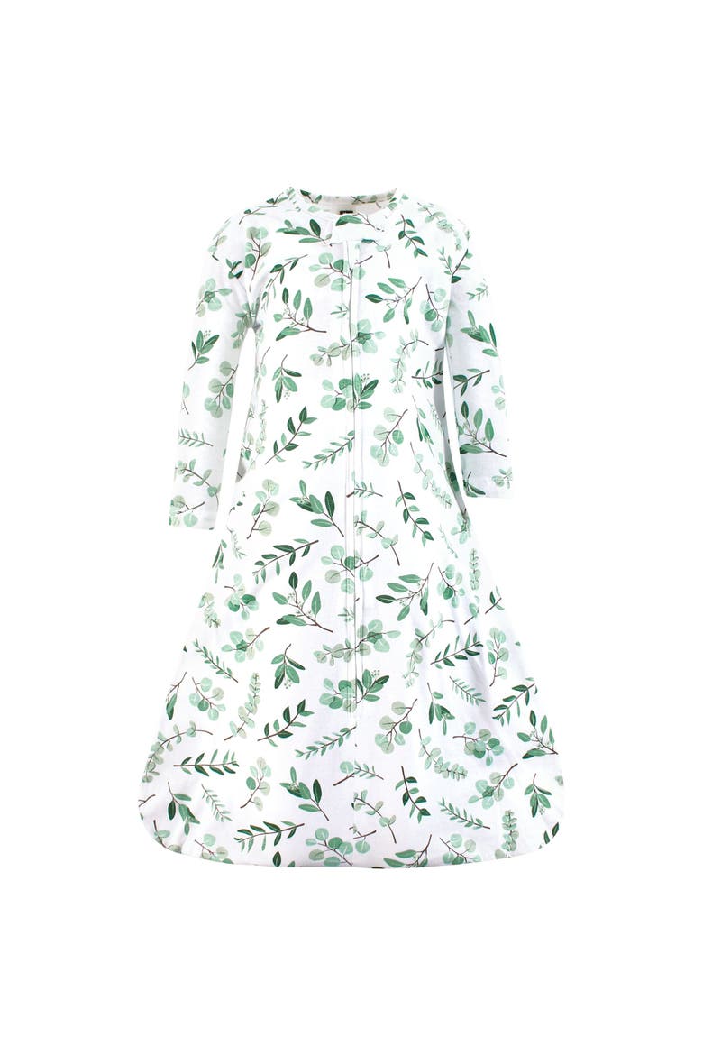 Long-Sleeve Cotton Jersey Sleeping Bag, Main, color, Eucalyptus