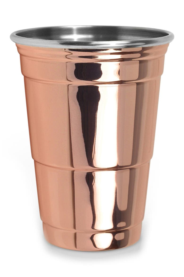 Copper Party Cup, Main, color, METALLIC RUST/ COPPER