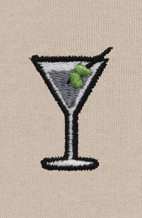 Dalix Martini Cropped Hoodie In Heather Dust