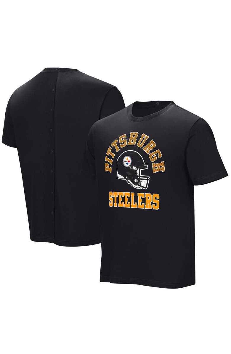 NFL Men's Black Pittsburgh Steelers Field Goal Assisted T-Shirt, Main, color, Black