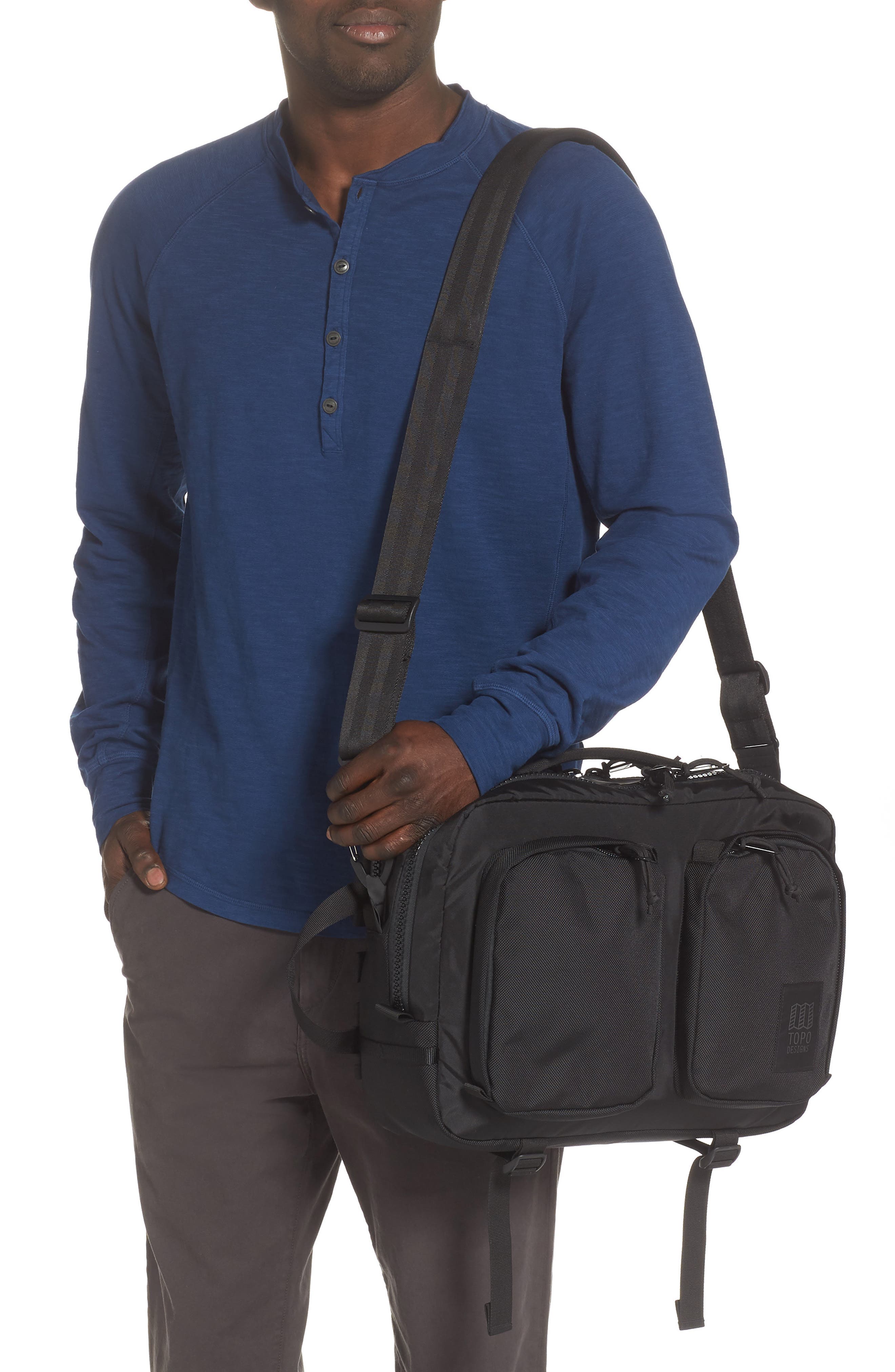 Topo Designs Global Water Repellent Briefcase, Alternate, color, 