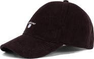 Barbour Preston Cotton Corduroy Baseball Cap