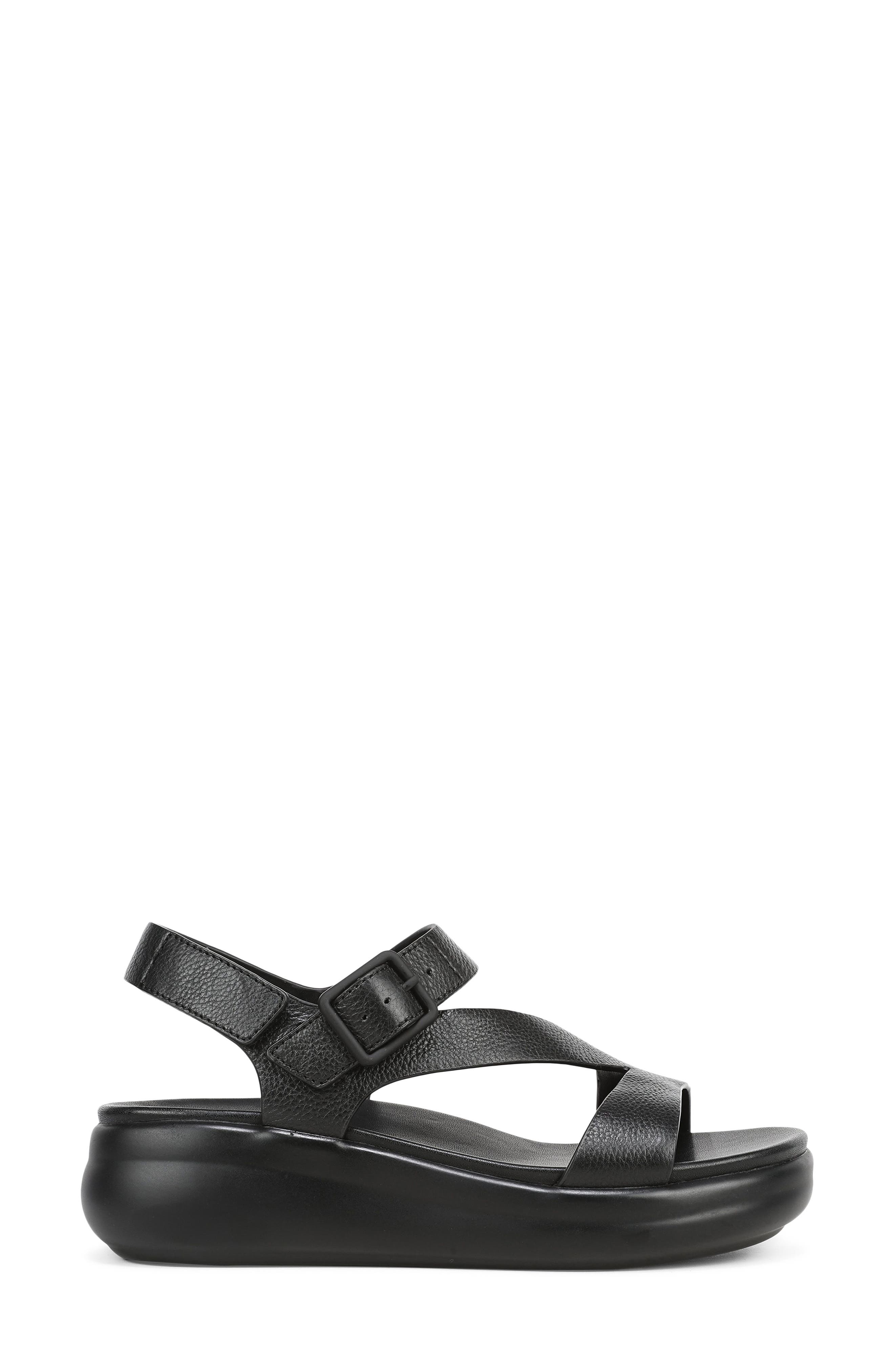 Naturalizer Chance Platform Sandal, Alternate, color, Black