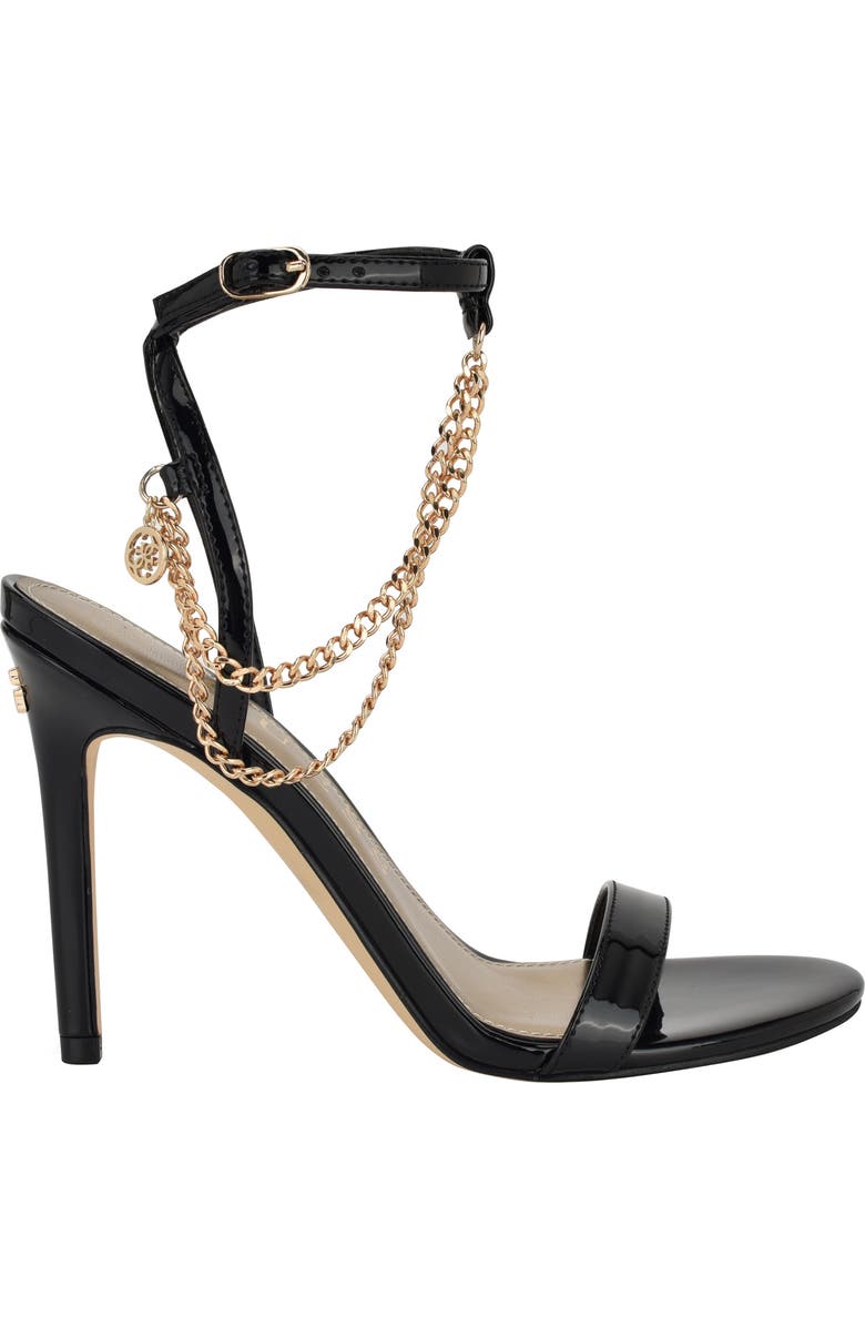 GUESS Miamy Ankle Strap Sandal, Alternate, color, Black