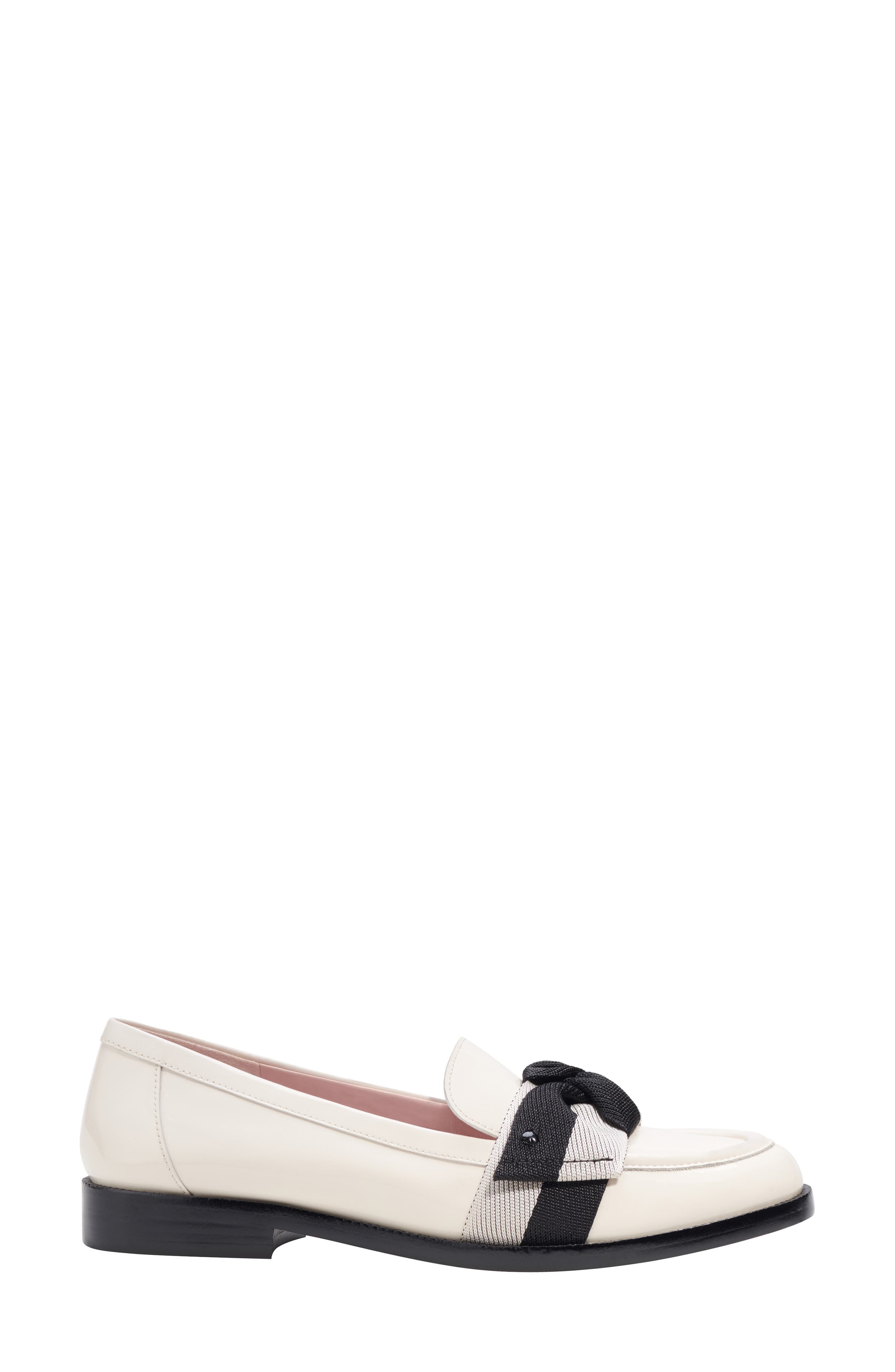 Kate Spade New York leandra loafer, Alternate, color, Cream/ Black Multi
