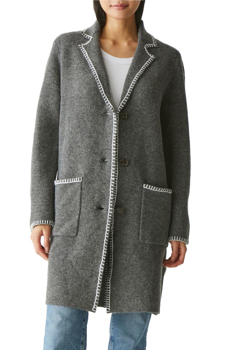 Michael Stars Rumi Sweater Coat, Main, color,