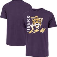 '47 Men's '47 Purple LSU Tigers Side Arm Franklin T-Shirt