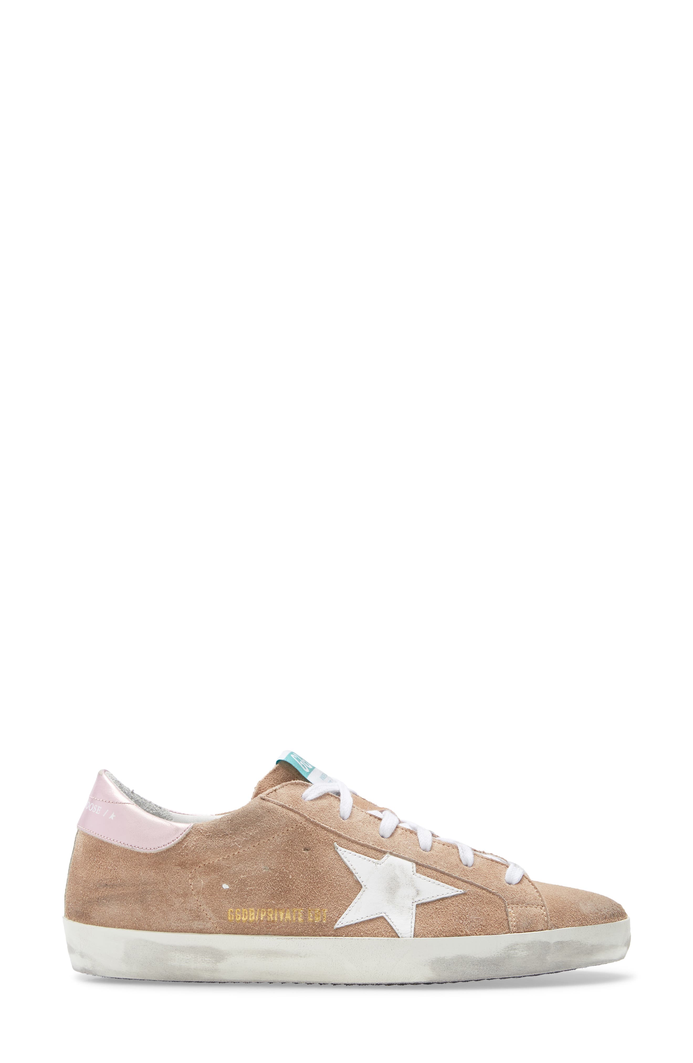 Golden Goose Super-Star Low Top Suede Sneaker, Alternate, color, 