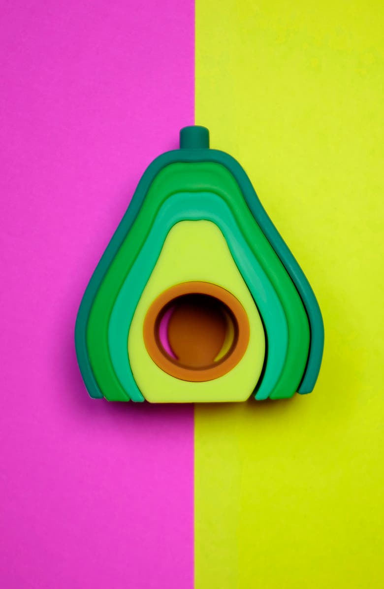 DR TALBOTS Silicone Stacking Avocado Toy, Alternate, color, 