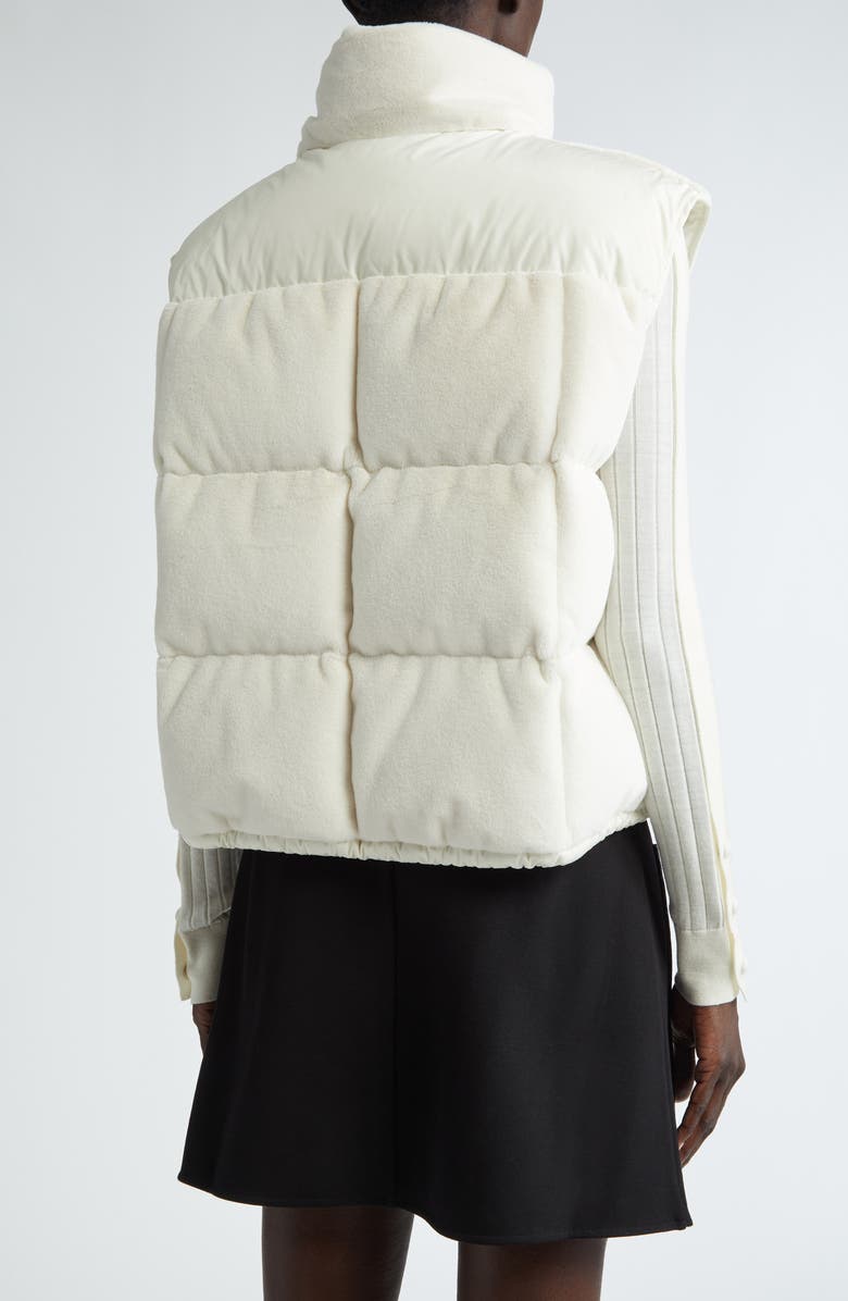 Moncler Arques Quilted Fleece Down Vest, Alternate, color, 