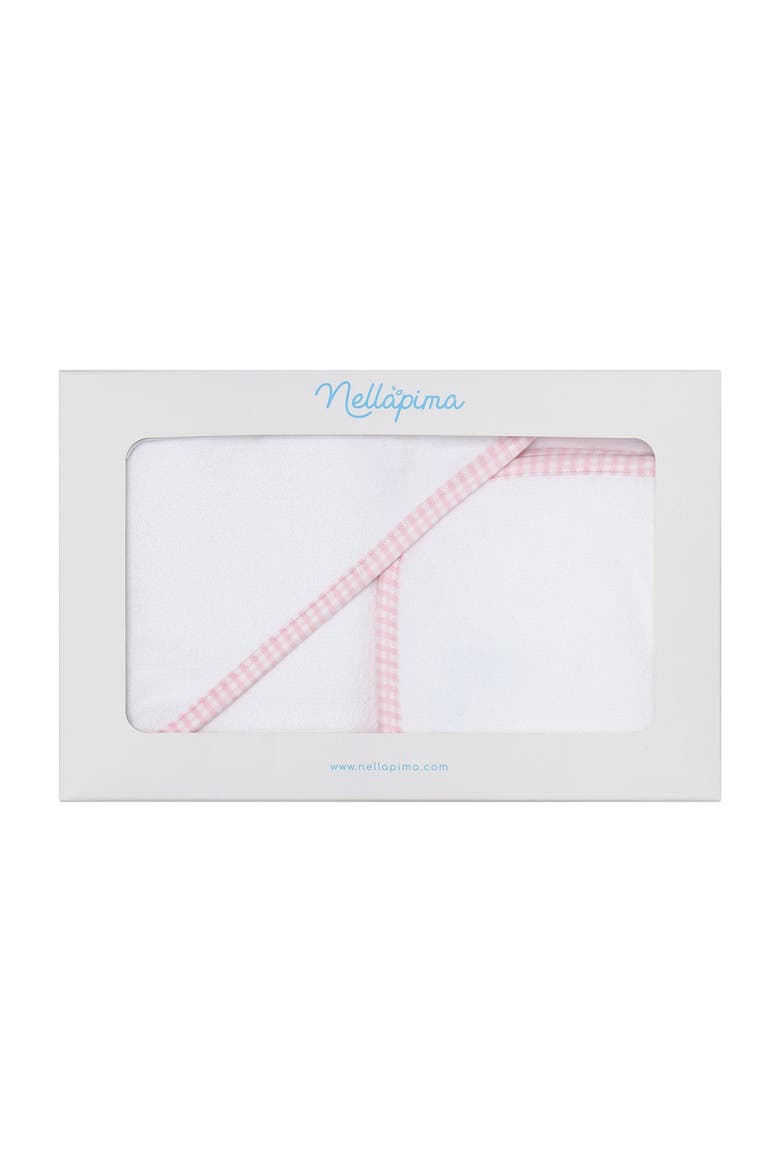 Pink Gingham Towel - Baby, Alternate, color, Pink
