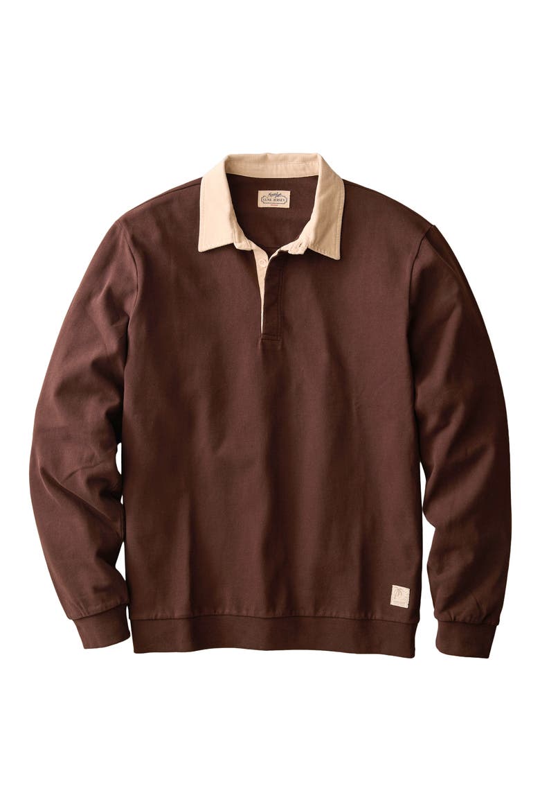 Organic Cotton Rugby Polo, Alternate, color, JAVA