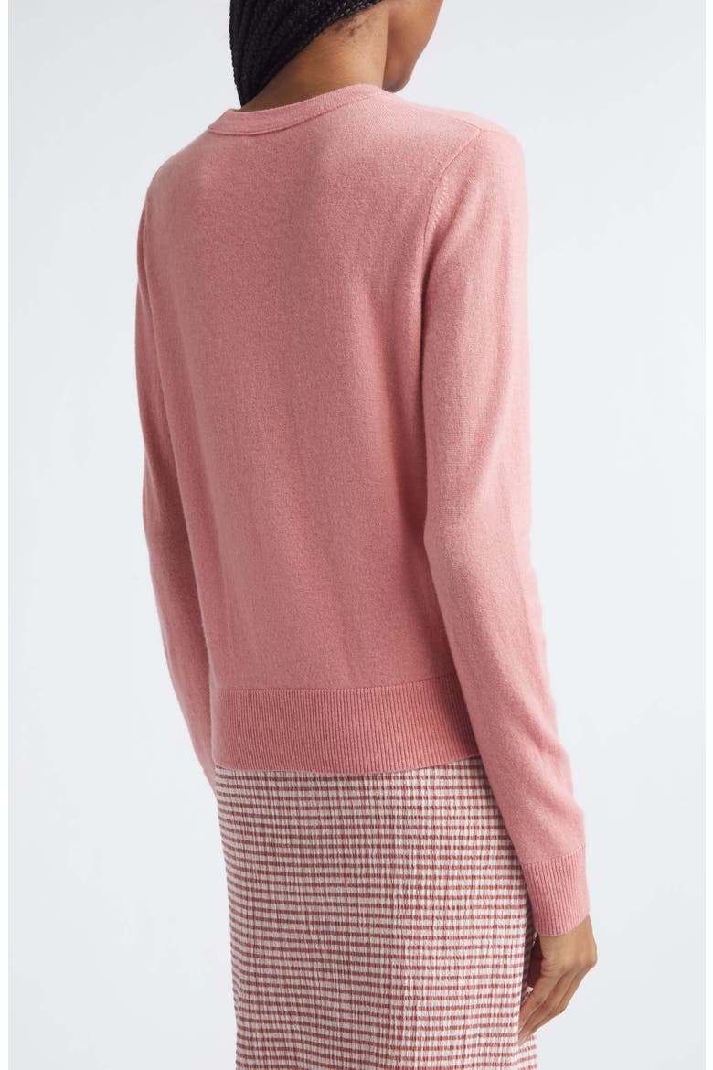 Classic Crewneck Cashmere Sweater, Alternate, color, LOTUS PINK