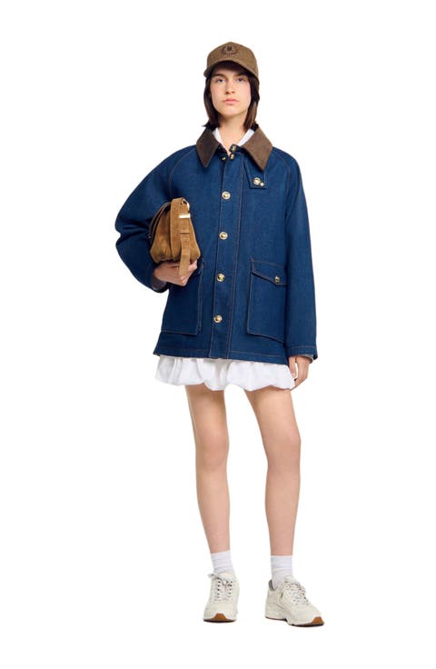 Denim workwear jacket