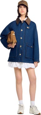 SANDRO Denim workwear jacket