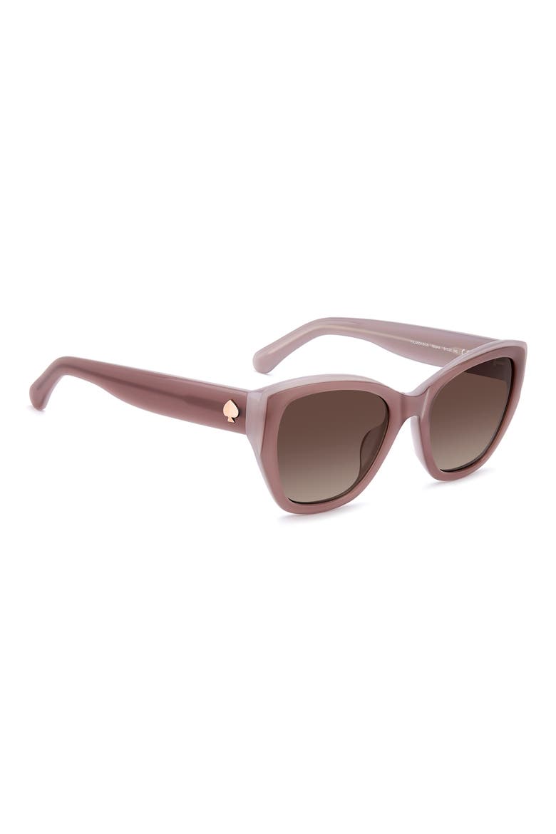 yolanda 51mm gradient cat eye sunglasses, Alternate, color, BROWN/ BROWN SF