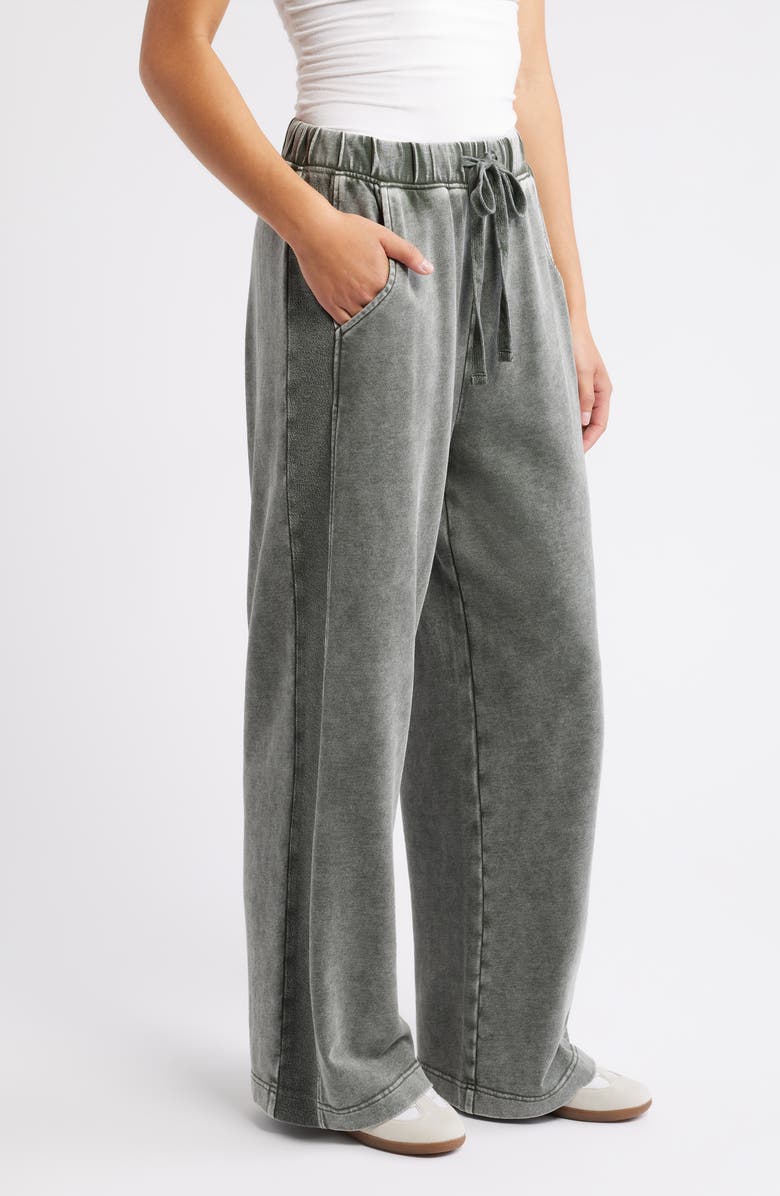 CITY BLUES Side Stripe Lounge Pants, Alternate, color, Spruce