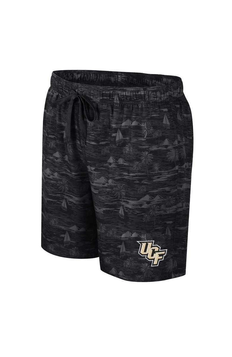 COLOSSEUM Men's Colosseum Black UCF Knights Ozark Swim Shorts, Alternate, color, 