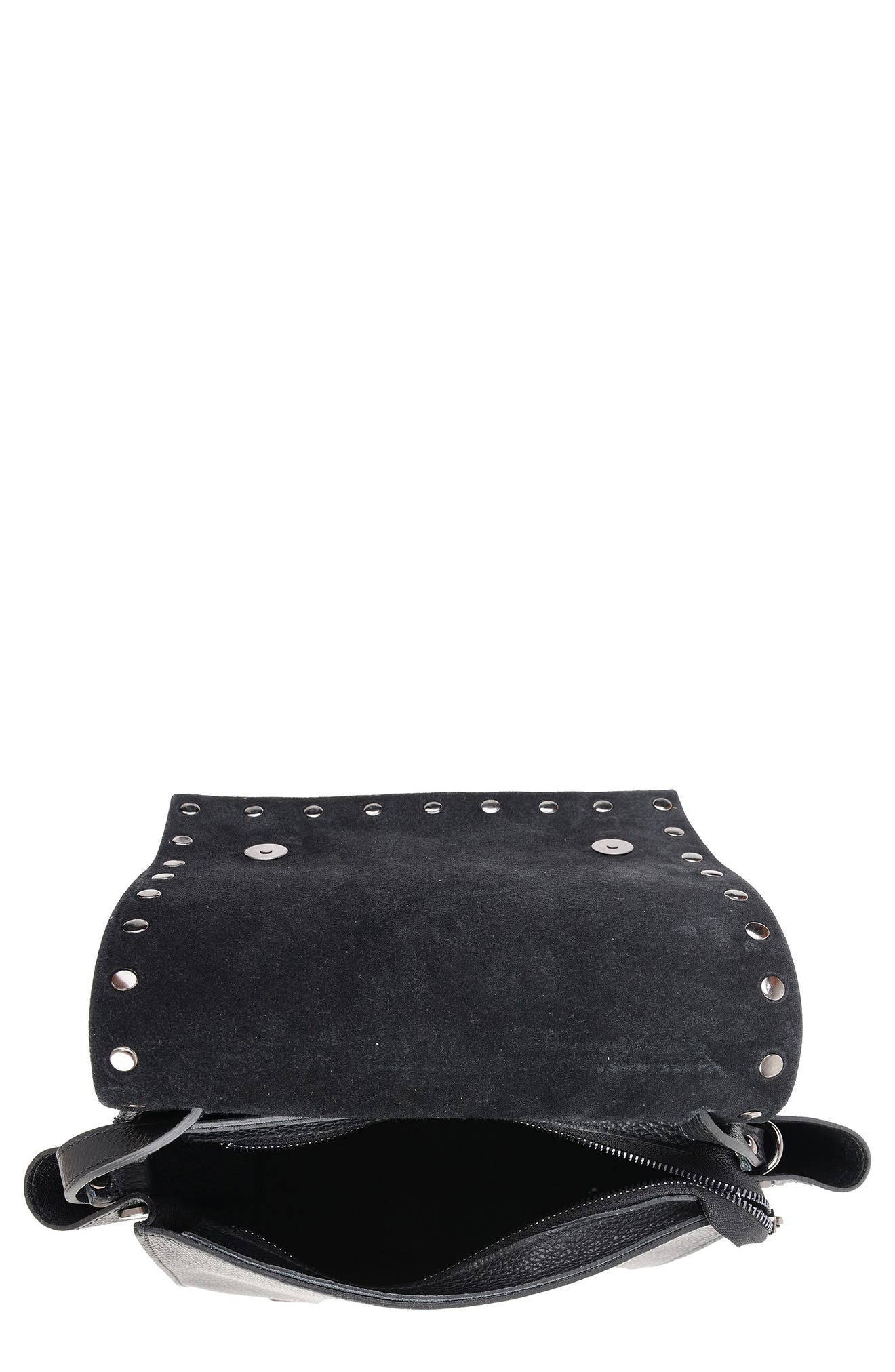 STORE BRANDS VIP CARLA FERRERI Leather Shoulder Bag, Alternate, color, 