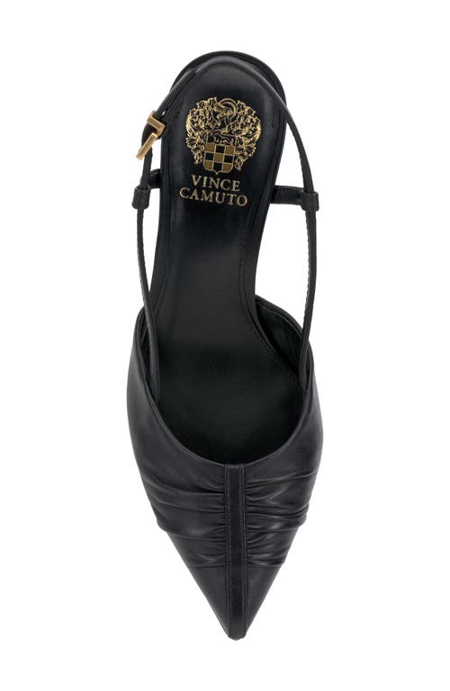 Vince Camuto Kelten Slingback Pointed Toe Pump In Black