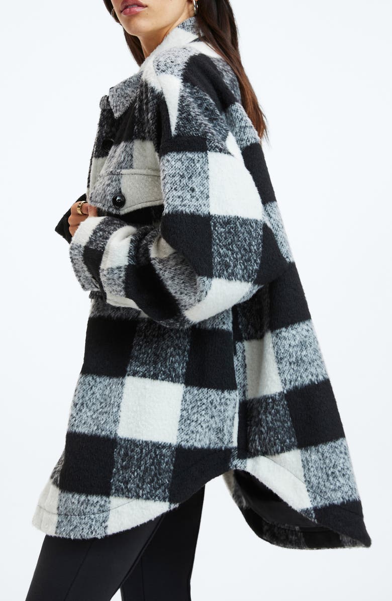 Good American Plaid Shacket, Alternate, color, 