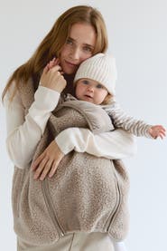H&M Mama Before & After Babywearing Teddy Fleece Vest