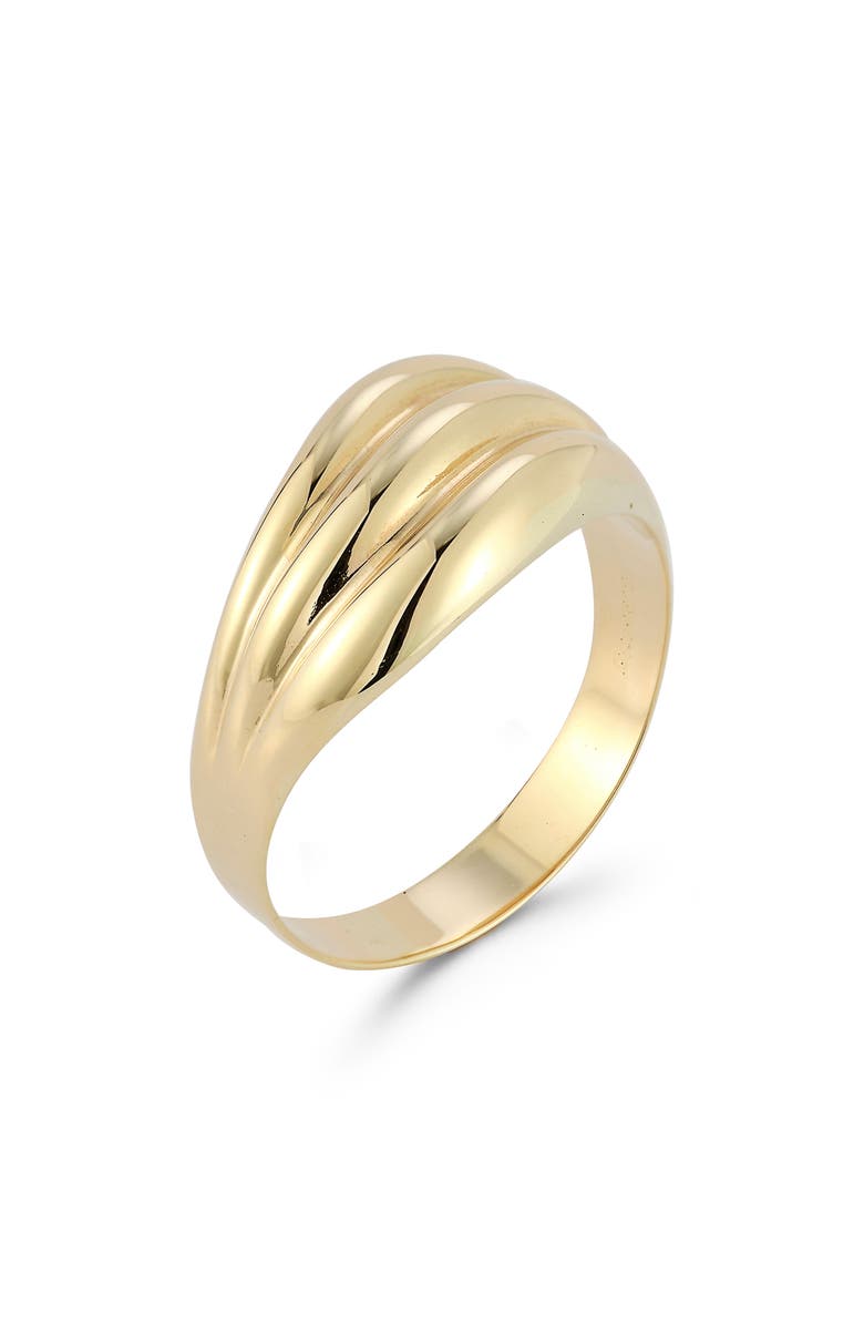 Ember Fine Jewelry Wave Ring, Alternate, color, Gold