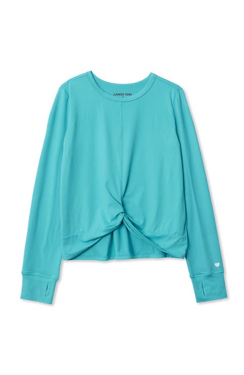 Girls Active Long Sleeve Twist Top