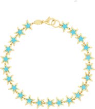 The Lovery Fine Jewelry Turquoise Star Bracelet