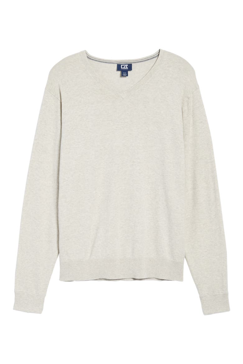 Lakemont Classic Fit V-Neck Sweater, Alternate, color, OATMEAL HEATHER
