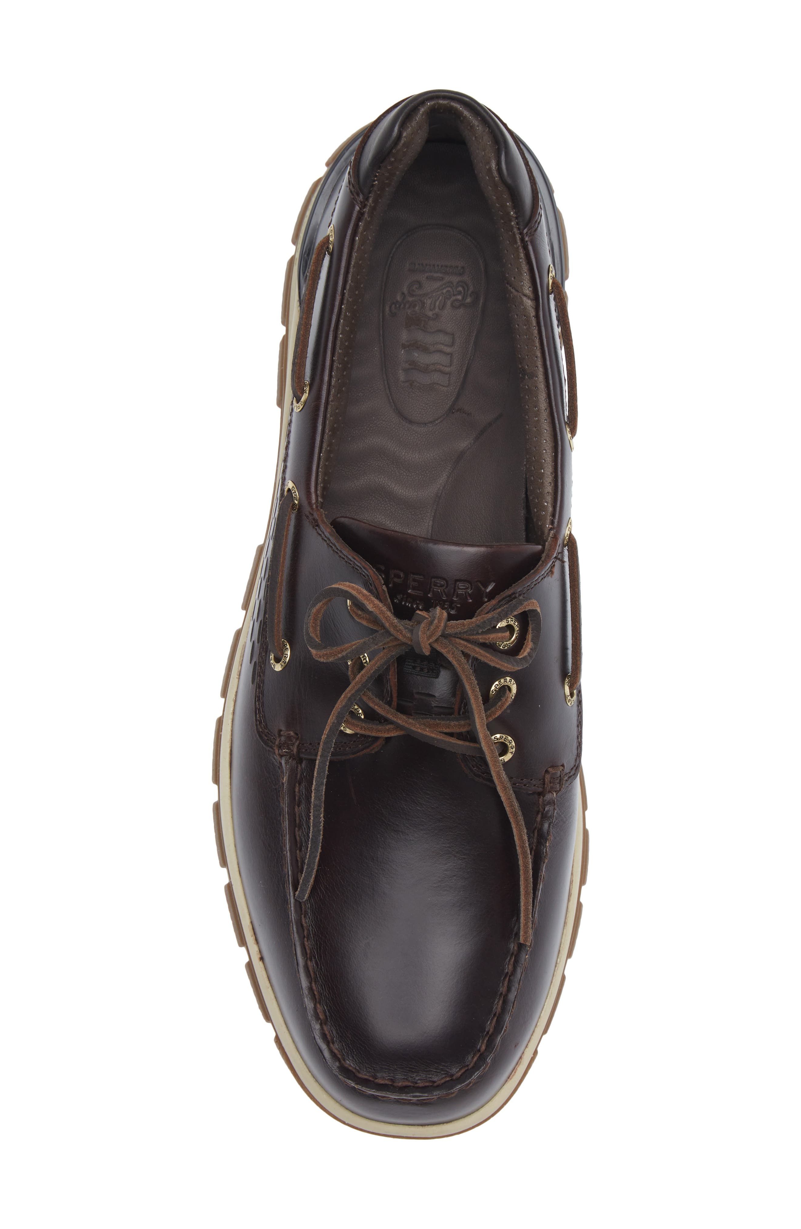 Sperry Gold Cup<sup>™</sup> Billfish<sup>™</sup> PLUSHWAVE<sup>™</sup> Boat Shoe, Alternate, color, Dark Brown