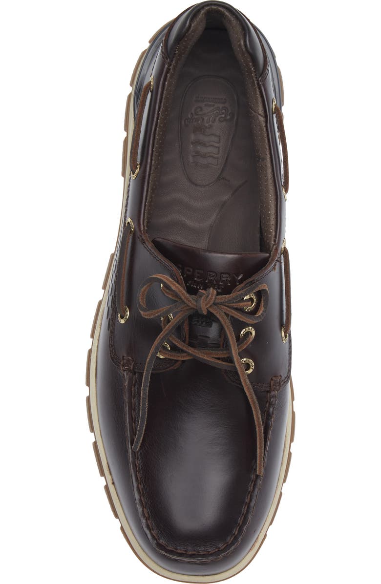 Sperry Gold Cup<sup>™</sup> Billfish<sup>™</sup> PLUSHWAVE<sup>™</sup> Boat Shoe, Alternate, color, Dark Brown