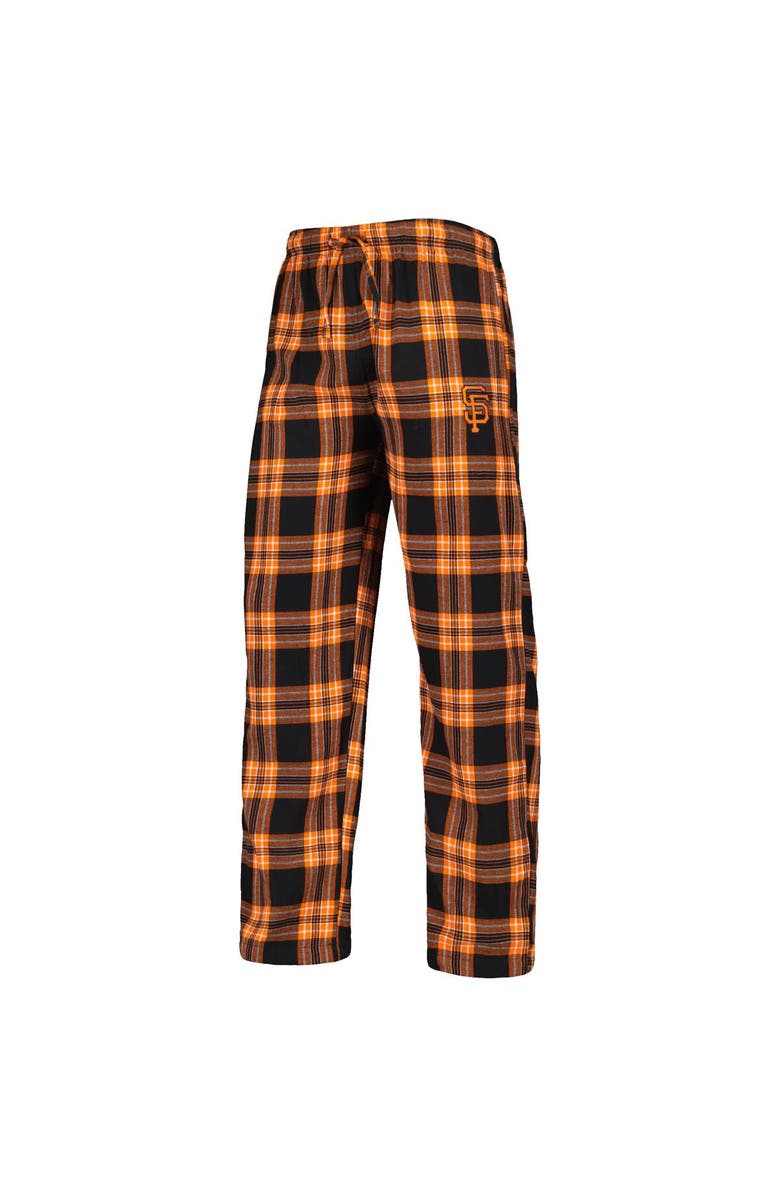 CONCEPTS SPORT Men's Concepts Sport Black/Orange San Francisco Giants Badge T-Shirt & Pants Sleep Set, Alternate, color, Black