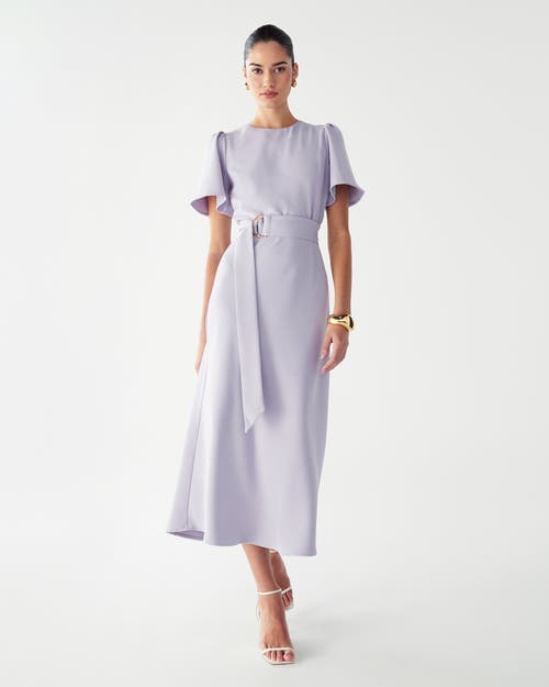 Willa Bessi Midi Dress In Blue